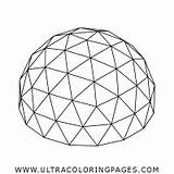 Esfera Geodésica Cúpula sketch template