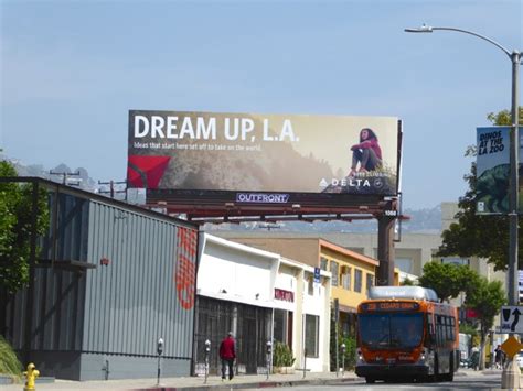 daily billboard delta air lines dream up l a billboards and more advertising for movies tv