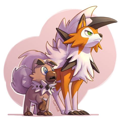 rockruff  lycanroc  twarda  deviantart