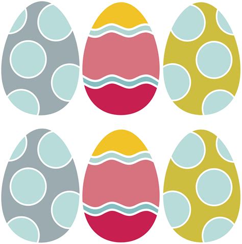 easter egg templates clipart