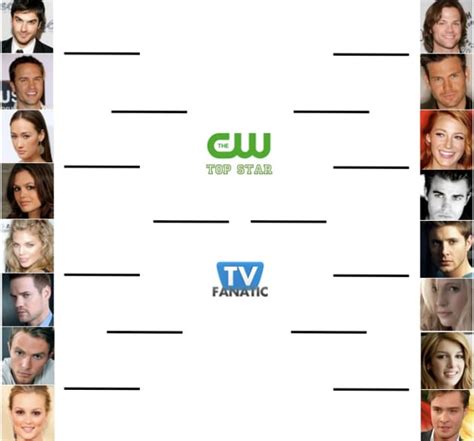 tournament of tv fanatic vote for your favorite cw star tv fanatic