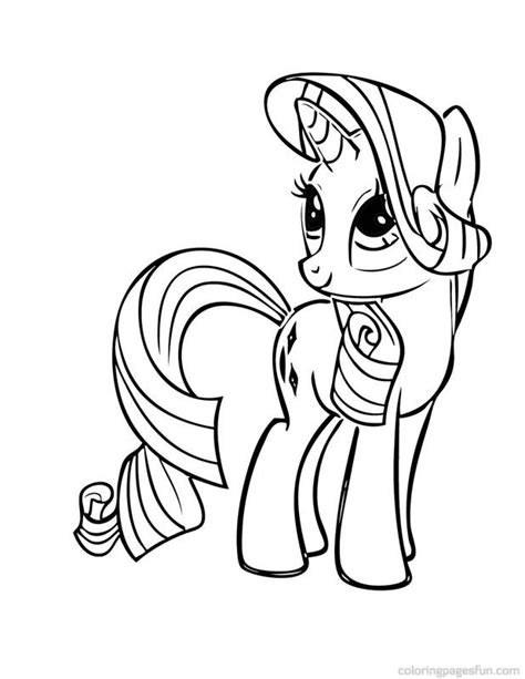pony coloring pages rarity    pony coloring
