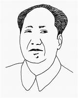 Mao Zedong sketch template