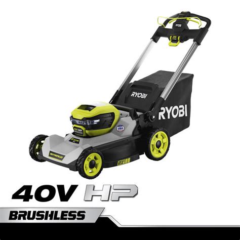 40v Hp Brushless 21 Self Propelled Mower Ryobi Tools