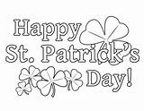 Coloring Pages Rainbow Printable Pot Gold Happy Saint Patrick St Patricks Related Holiday Kids sketch template
