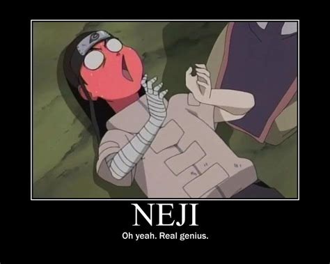 neji motivational poster  kuniashazune  deviantart funny naruto memes anime funny naruto