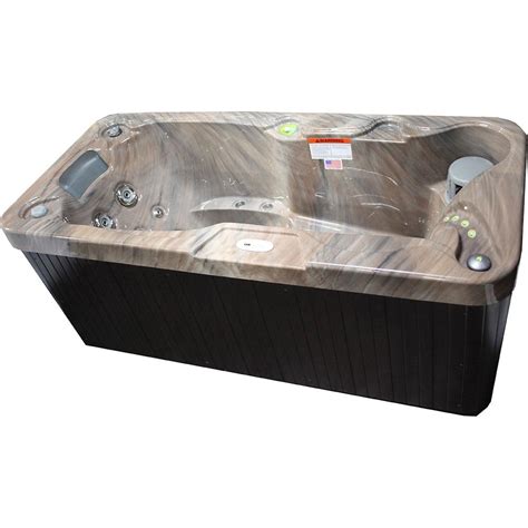 hudson bay spas  person  jet rectangle spa  stainless jets