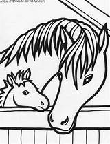 Coloring Horse Head Pages Printable Popular sketch template