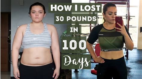Before And After 30 Pounds Weight Loss Transformation In 100
