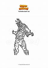 Fortnite Ausmalbild Meowscles Coloriage Supercolored Raider Outift Nosed Rex sketch template