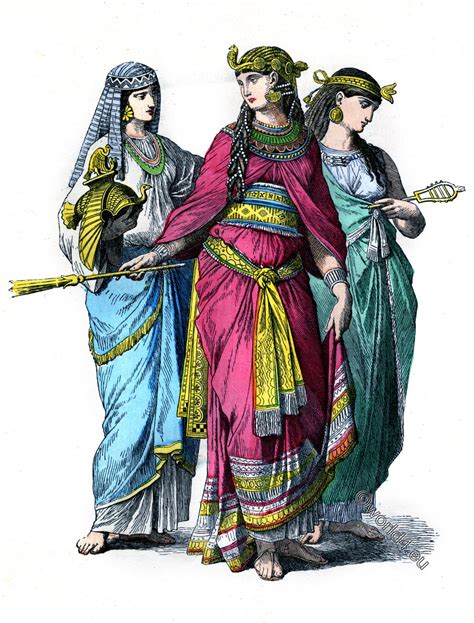 Assyrian Egyptians And Medes Costumes In Pre Christian Times
