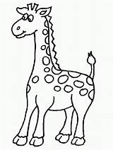 Giraffe Pages Coloring Child Printable Via sketch template