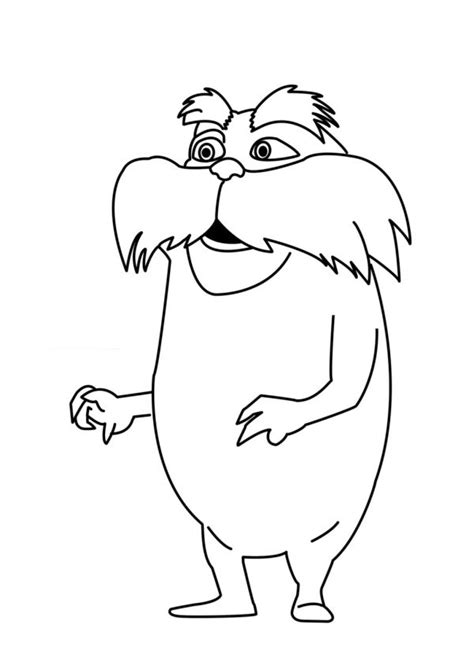 lorax coloring pages  kids visual arts ideas