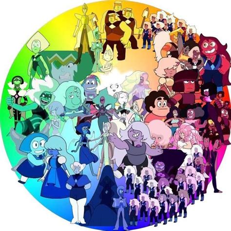 Gem Color Wheel White Diamond Update Steven Universe Amino
