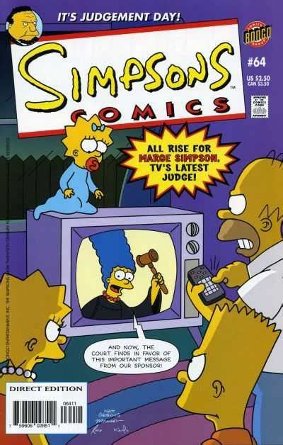 simpsons comics 64 judge marge malibu stacy 1 issue