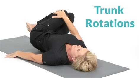trunk rotations    hip pain youtube