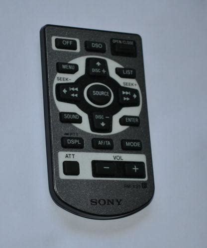 sony car stereo remote control ebay