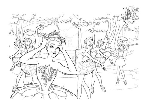 barbie ballerina coloring pages  print  color