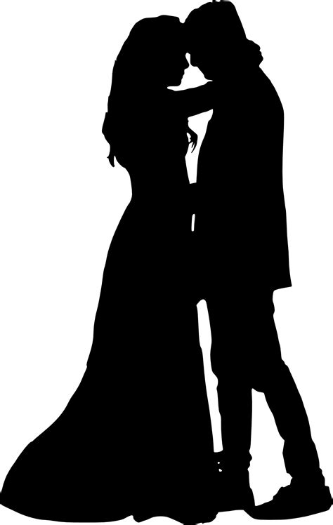 Romantic Loving Romantic Couple Clipart Black And White Download Free