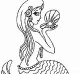 Sirena Perla Colorare Pintar Folclore Disegno Sirenas Sirene Dibuixos Iara Sirenes Acolore Dibuix Xxii sketch template