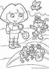 Dora Coloring Exploratrice Pages Book sketch template
