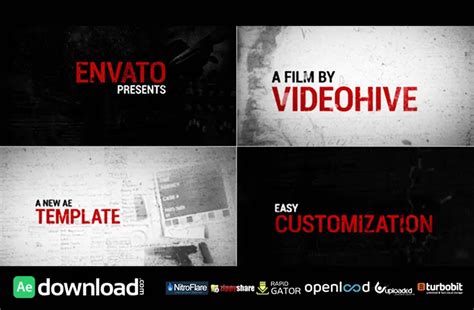 evidence    effects project videohive  gfx