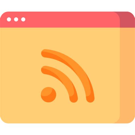 rss feed special flat icon