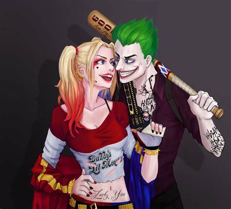 Joker And Harley Quinn By Allenskies On Deviantart