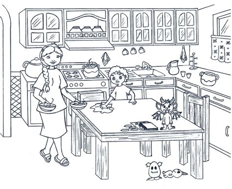coloring pages kitchen  color coloring pages coloring  kids