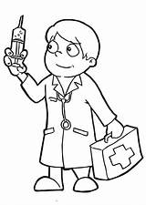 Coloring Doctor Pages Clipart Clip Library Clipartbest Az Popular sketch template