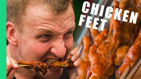 eating chicken feet adidas philippines youtube