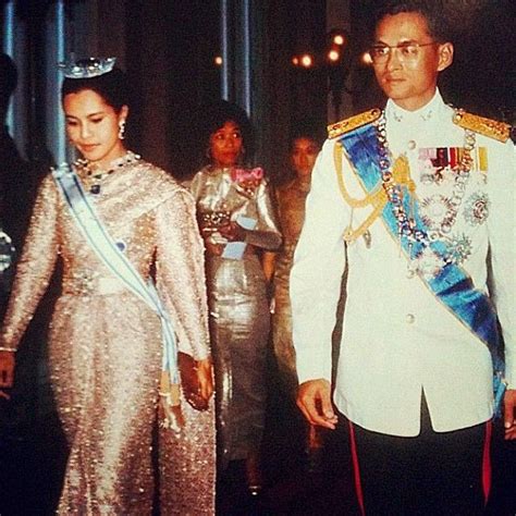 His Majesty King Bhumibol Adulyadej And Her Majesty Queen Sirikit Of