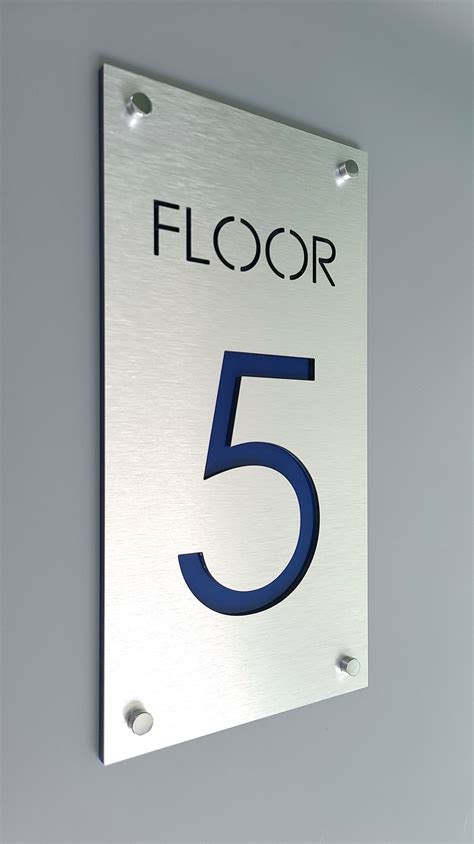 floor number sign floor numbers  letters level numbering sign stairway signs