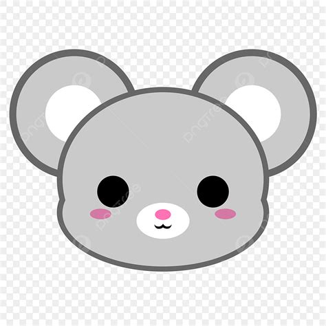 grey mouse clipart transparent background cute grey mouse head mice