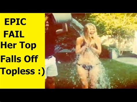 epic fail top falls  hot girl als ice bucket challenge  fails