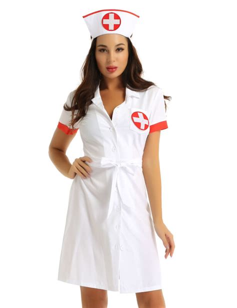 sexy womens nurse uniforms fancy dress outfit party costume cosplay