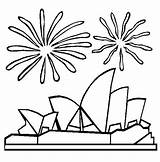 Coloring Opera House Australia Sydney Pages Harbour Bridge Sidney Celebration During Colorings Kids Clipart Getcolorings Getdrawings Popular Print Printable Drawing sketch template