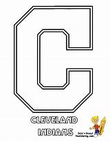 Coloring Cleveland Indians Logo Mlb Baseball Pages Team Colors Color Sheet Logos Boss Big Yescoloring Things Match Utm Teams Sheets sketch template