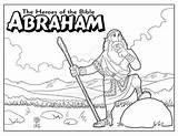 Abraham Christianity sketch template