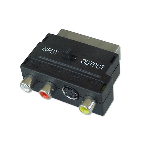 scart adapter  video composite audio