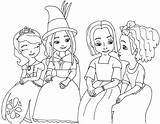 Hermanas Colorear Princesa Erste Ivy Curse Prinzessin Wonder sketch template