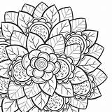 Mindfulness Coloring Pages Mandala Kids Cool sketch template