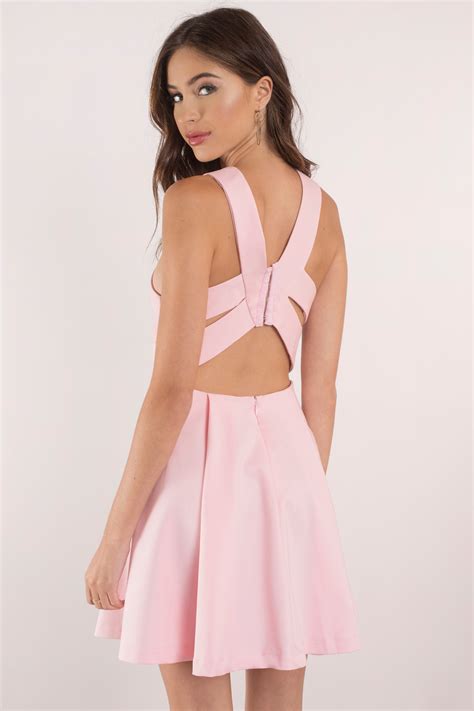 sexy blush dress plunging dress beautiful pink dress day dress