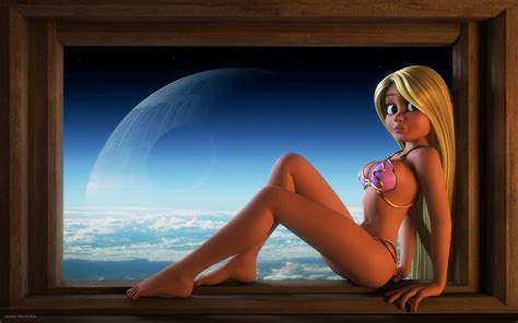 Rapunzel In Sexy Metal Bikini Nude Version Flickr