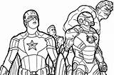 Avengers Coloring Pages Printable Kids Adults Color Pdf Hulk Man Iron America Captain Print First Easy Cute sketch template