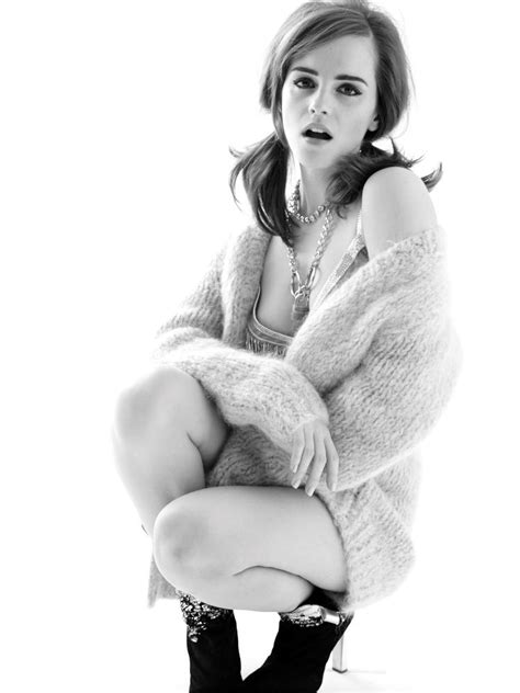 Emma Watson Elle Magazine 2014 Photoshoot Outtakes Hot