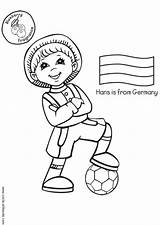 Coloring Germany Pages Hans Kids German Printable Sheets Coloriage Enfant Dessin Cartoon Allemagne Books Colorier Children Allemand Around Petit Garcon sketch template