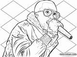 Kanye West Coloring Pages Getcolorings sketch template