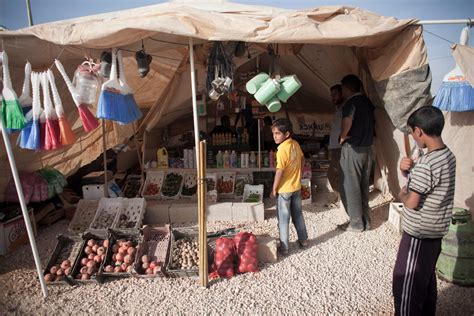 Market Rises At Zaatari Camp For Syrian Refugees The New York Times