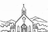Church Coloring Pages Kids sketch template